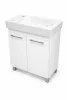VivaStyle PANEL- KMT 60 lábon álló fürdőszobabútor CeraStyle SHARP - BAL CSAPLYUKAS mosdóval 60x30cm