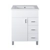Viva STYLE Karina 65 lábon álló fürdőszobabútor 3 fiókos Sanovit ATRIA 9065 mosdóval 65 x 45,5 cm