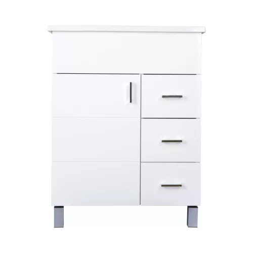 VivaStyle KARINA 65 lábon álló fürdőszobabútor 3 fiókos Sanovit ATRIA 9065 mosdóval 65 x 45,5 cm