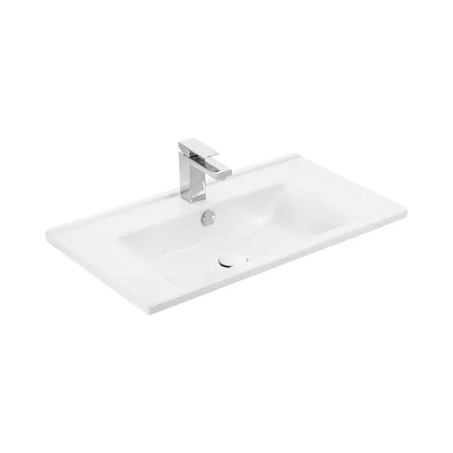 VivaStyle KARINA 75 lábon álló fürdőszobabútor 3 fiókos Sanovit ATRIA 9075 mosdóval 75 x 45,5 cm