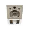 Eros ES QUADRO fali wc - ülőkével komplett - perem nélküli öblítés - 49,5 cm