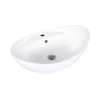 Eros GONDOLA - PULTRA ültethető - Top Counter - porcelán mosdó - 59 x 39 x 21 cm