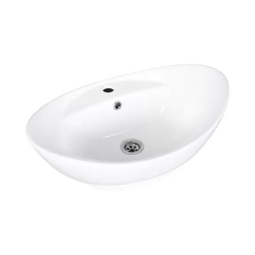 Eros GONDOLA - PULTRA ültethető - Top Counter - porcelán mosdó - 59 x 39 x 21 cm