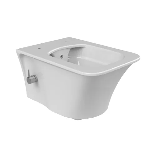 CeraStyle IBIZA fali WC - MATT FEHÉR - BEÉPÍTETT bidé funkcióval - perem nélküli
