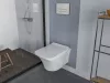 CeraStyle IBIZA fali WC - MATT FEHÉR - BEÉPÍTETT bidé funkcióval - perem nélküli