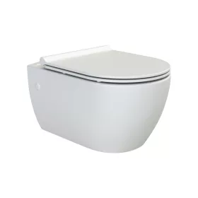  CeraStyle CITY fali WC - MATT FEHÉR - rimless - perem nélküli - rejtett rögzítésű - 53 cm