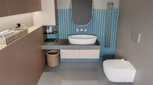 CeraStyle CITY fali WC - MATT FEHÉR - rimless - perem nélküli - rejtett szerelésű