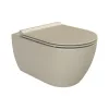 CeraStyle CITY fali WC - MATT BÉZS - rimless - perem nélküli - rejtett szerelésű