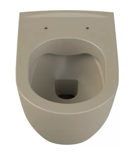 CeraStyle CITY fali WC - MATT BÉZS - rimless - perem nélküli - rejtett szerelésű