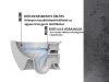 CeraStyle CITY fali WC - MATT BÉZS - rimless - perem nélküli - rejtett szerelésű