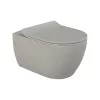 CeraStyle CITY fali WC - MATT SZÜRKE - rimless - perem nélküli - rejtett rögzítésű - 53 cm