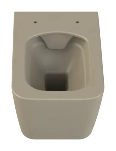CeraStyle HERA fali WC - MATT BÉZS - rimless - perem nélküli - rejtett szerelésű