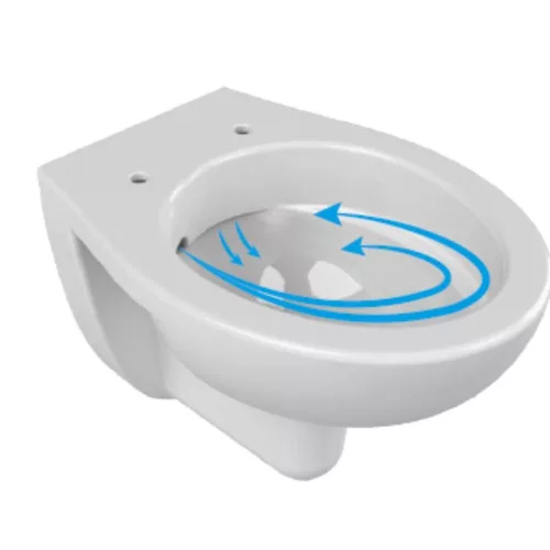 CeraStyle LILA fali WC - perem nélküli - VORTEX örvényöblítéssel