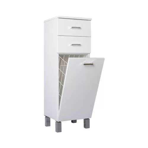 Viva STYLE fürdőszobai ÁLLÓSZEKRÉNY 100 szennyestartós - 2 fiók - 35 x 33 x 100 cm