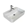 CeraStyle HERA - PULTRA ültethető - Top Counter - porcelán mosdó - 60 x 42 cm