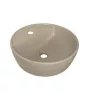 CeraStyle ONE - PULTRA ültethető - Top Counter mosdó - MATT BÉZS - csaplyukas - átm. 42 cm