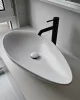 CeraStyle OLIVE - PULTRA ültethető - Top Counter - porcelán mosdó - MATT FEHÉR - 60 x 35 cm