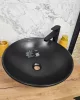 CeraStyle ZERO - PULTRA ültethető - Top Counter - porcelán mosdó - O - MATT FEKETE - Ø 46 cm