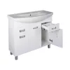 Viva SZQUARE 100 lábon álló fürdőszobabútor Sanovit ZENON 6095 porcelán mosdóval 97 x 51 cm