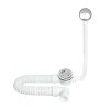 TEXO kádszifon - KRÓM - Klikk - klakk leeresztővel - flexibilis csővel - Ø 5/4" x 0,5 m x Ø 40 mm