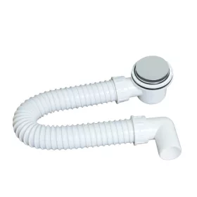   TEXO Exclusive zuhanytálca szifon Ø 60 mm rozsdamentes takaróval - Ø 5/4" x 0,4 m x Ø 40 mm