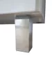 Viva SZQUARE 85 lábon álló fürdőszobabútor Sanovit ZENON 6085 porcelán mosdóval 86 x 50 cm
