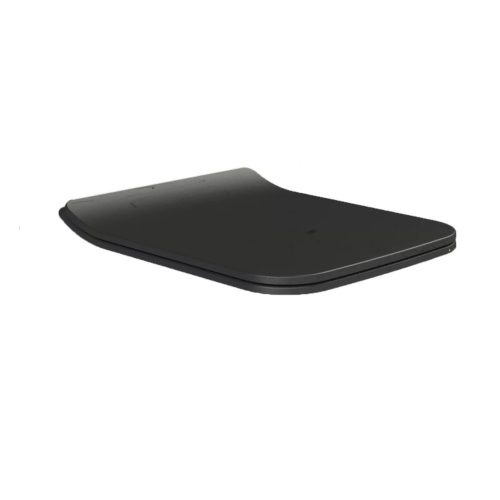 CeraStyle IBIZA / HERA WC ülőke MATT FEKETE - duroplast - lecsapódásgátlós - könnyen levehető