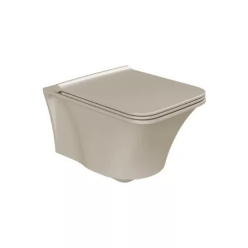 CeraStyle IBIZA / HERA WC ülőke - MATT BÉZS - duroplast - lecsapódásgátlós - könnyen levehető