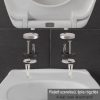 CeraStyle IBIZA / HERA WC ülőke - MATT SZÜRKE - duroplast - lecsapódásgátlós - könnyen levehető
