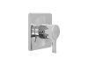 CeraStyle LUX hidegvizes bidé csaptelep egykaros - DURU monoblokk WC-hez - falsík alatti - 1/2"